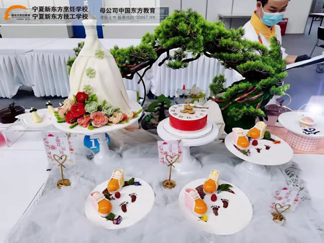乡村振兴职业技能大赛昨日在新疆乌鲁木齐开幕，宁夏新东方西点教师现场展技能风采